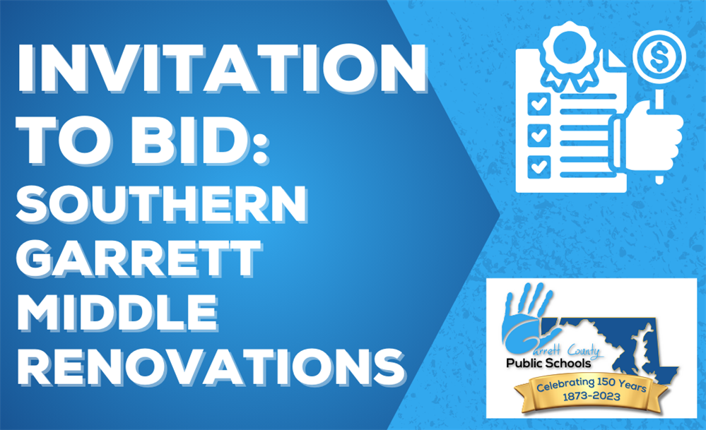 Infographic highlighting an invitation to bid as detailed in the story.